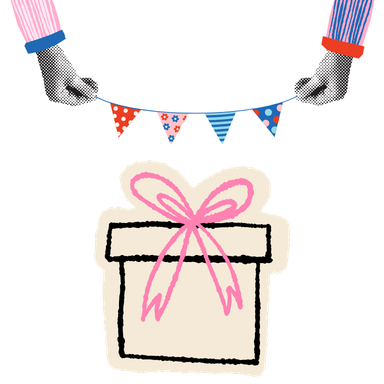 Birthday Book illustration.